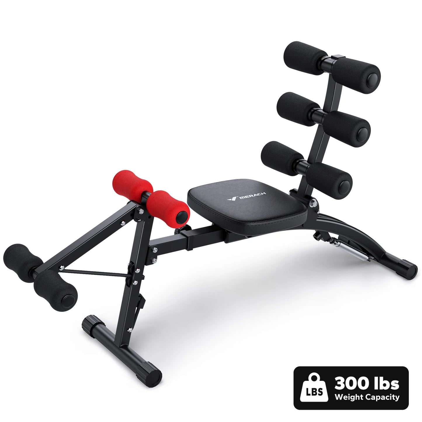 MERACH Ab Machine Multi-Functional Adjustable Sit Up Bench