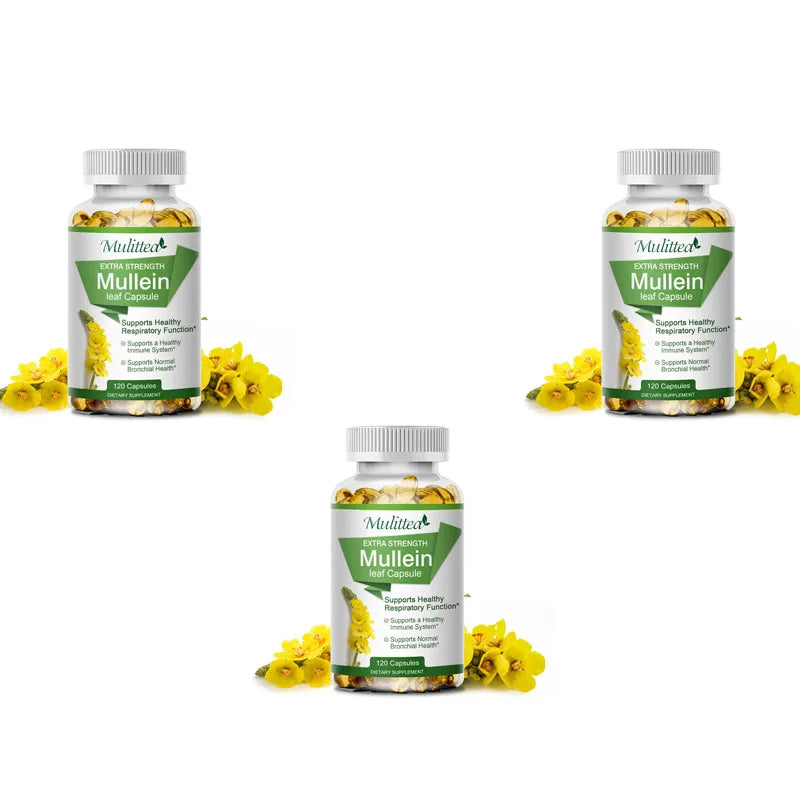 Mulittea Mullein Leaf Capsules For Respiratory Support
