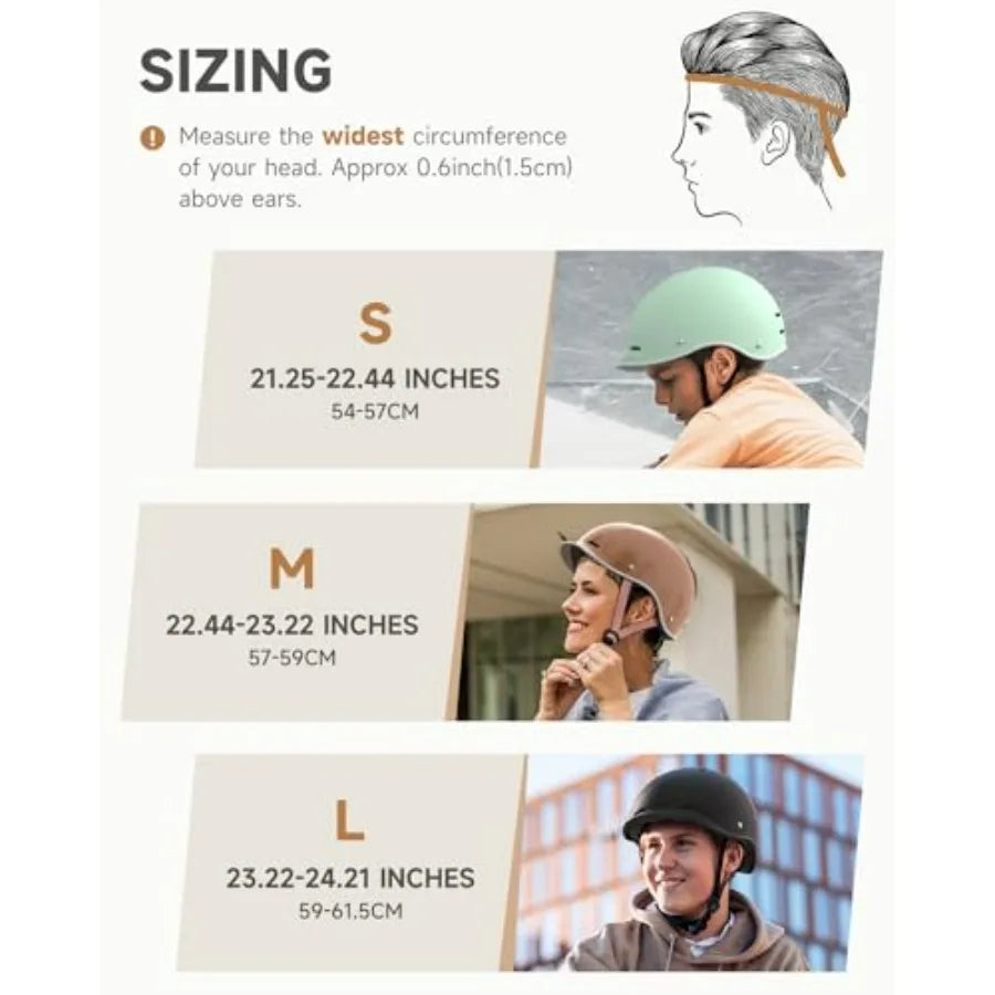 Unisex Bike Helmet For Adults Adjustable Cycling Helmet
