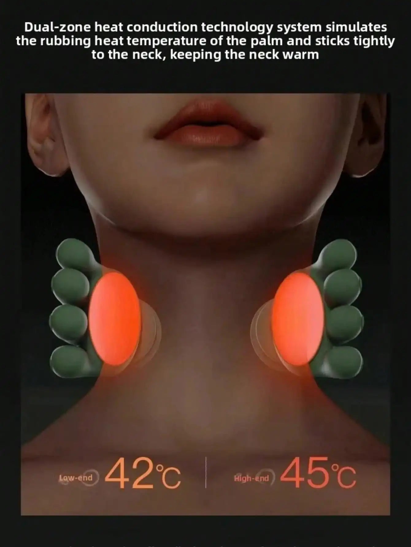 4D Shiatsu Neck And Shoulder Massager With Heat Deep Kneading