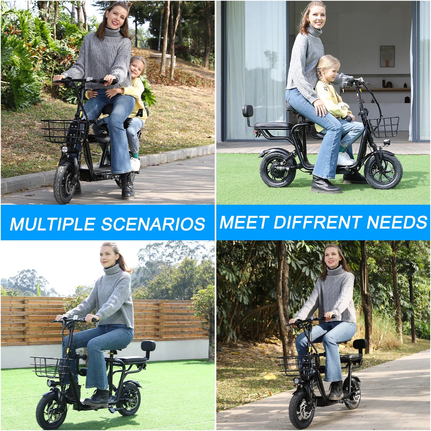 EILLEO SPACEWALK 36V Electric Scooter With Seat, 500W Motor
