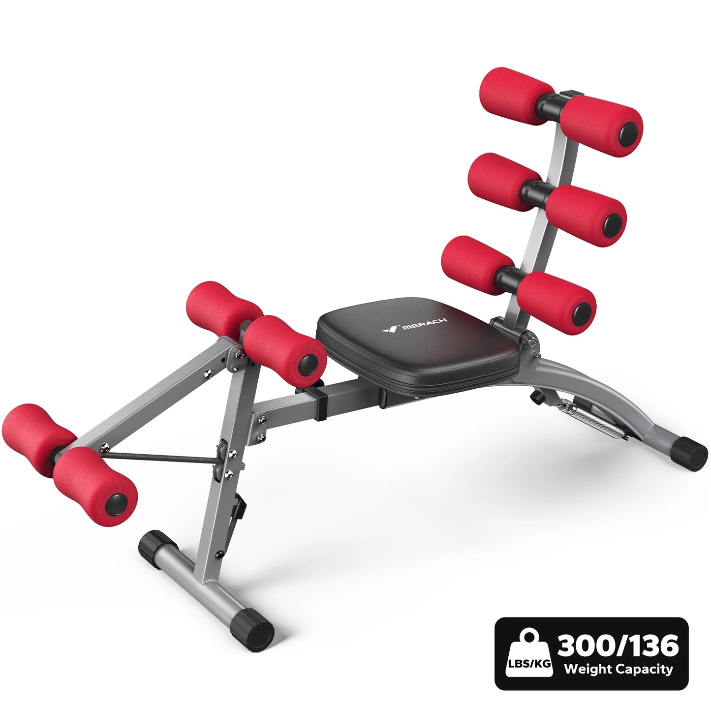 Merach Ab Machine Multi Functional Adjustable Ab Trainer Gym