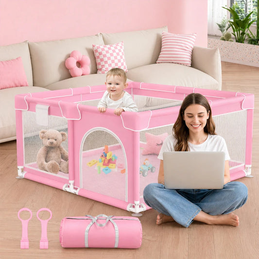 Kids Playpen Playground Foldable Baby Play Yard Indoor Outdoor Safety