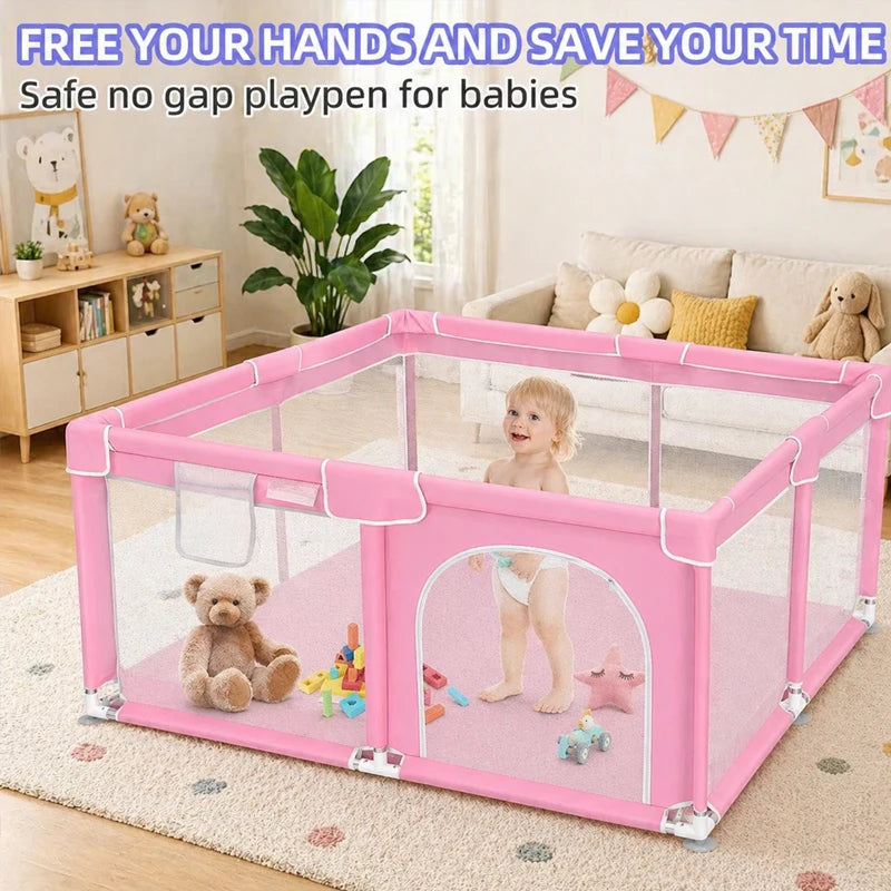 Kids Playpen Playground Foldable Baby Play Yard Indoor Outdoor Safety
