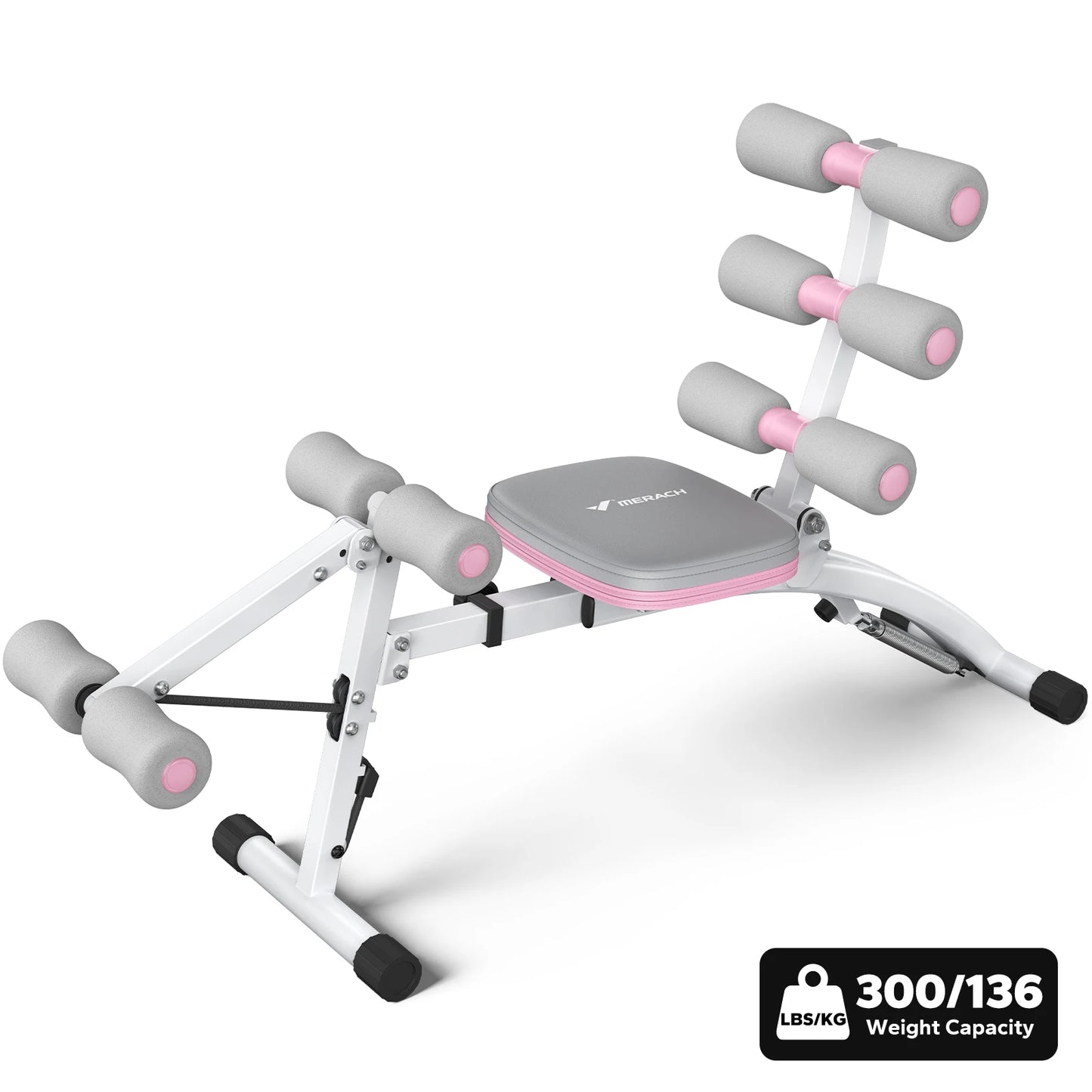 Merach Ab Machine Multi Functional Adjustable Ab Trainer Gym
