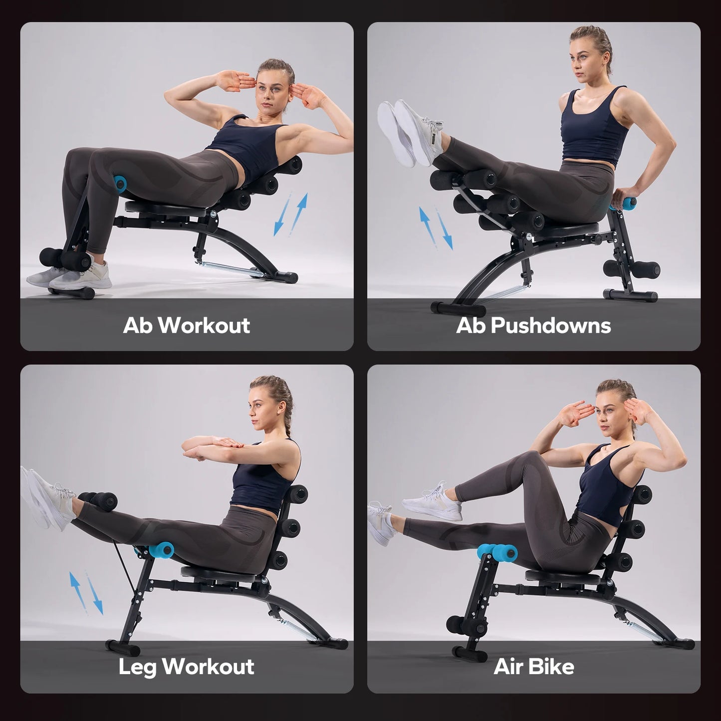 Merach Ab Machine Multi Functional Adjustable Ab Trainer Gym