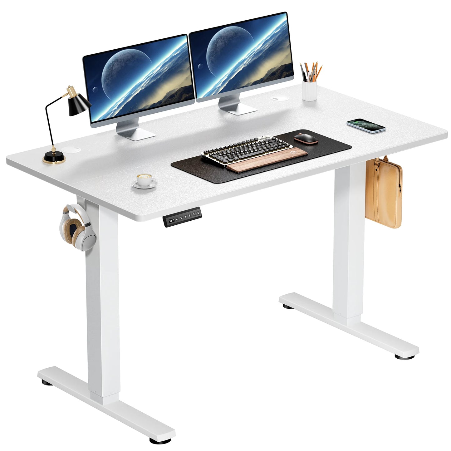 JHK Electric Standing Desk Height Adjustable Sit-Stand Workstation