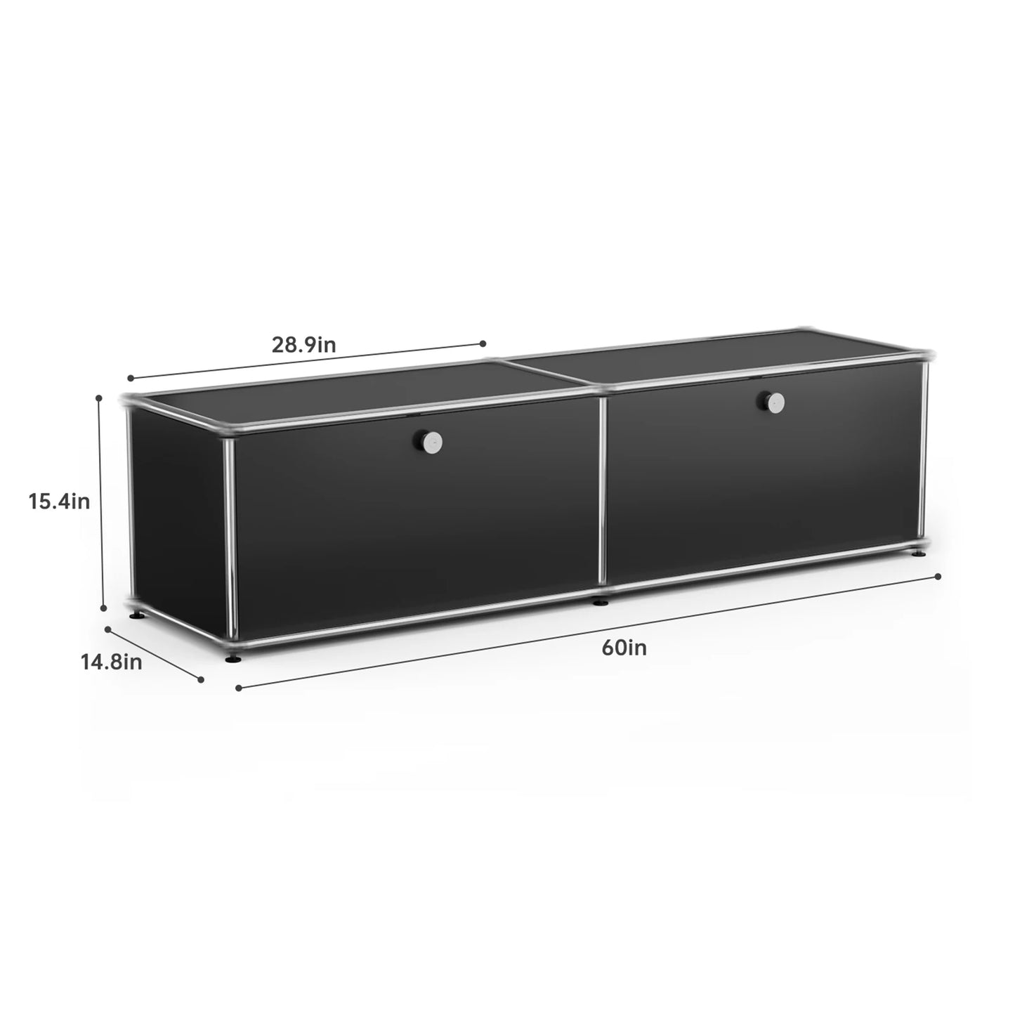 Modern Stainless Steel Storage Cabinet And TV Stand