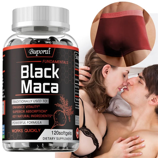 Pslalae Black Maca Supplement Buporai Energy Endurance