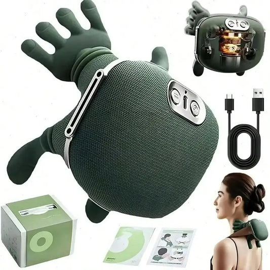 4D Shiatsu Neck And Shoulder Massager With Heat Deep Kneading