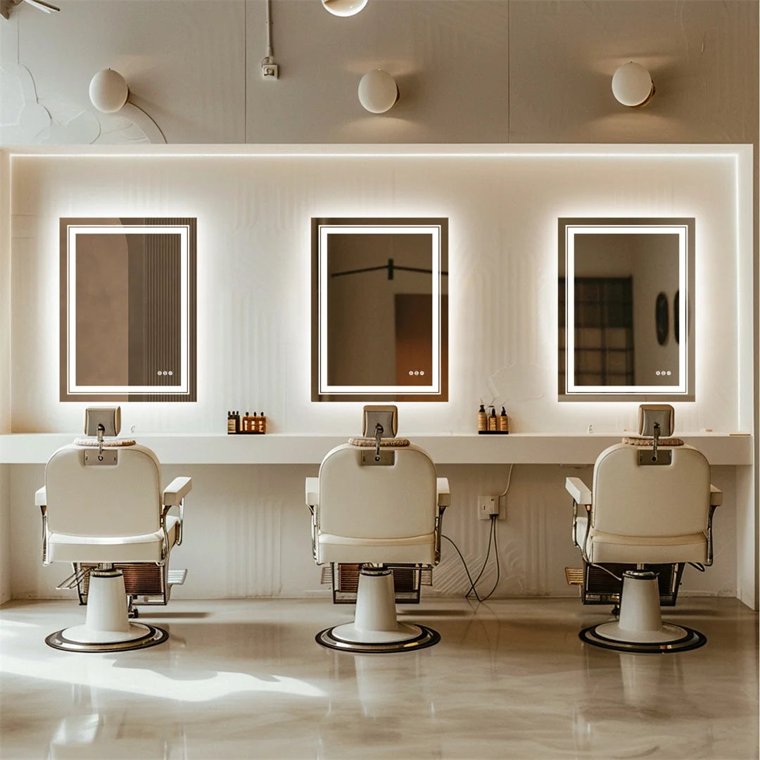 LUVODI LED Bathroom Mirror With Dimmable Lights IP65 Waterproof