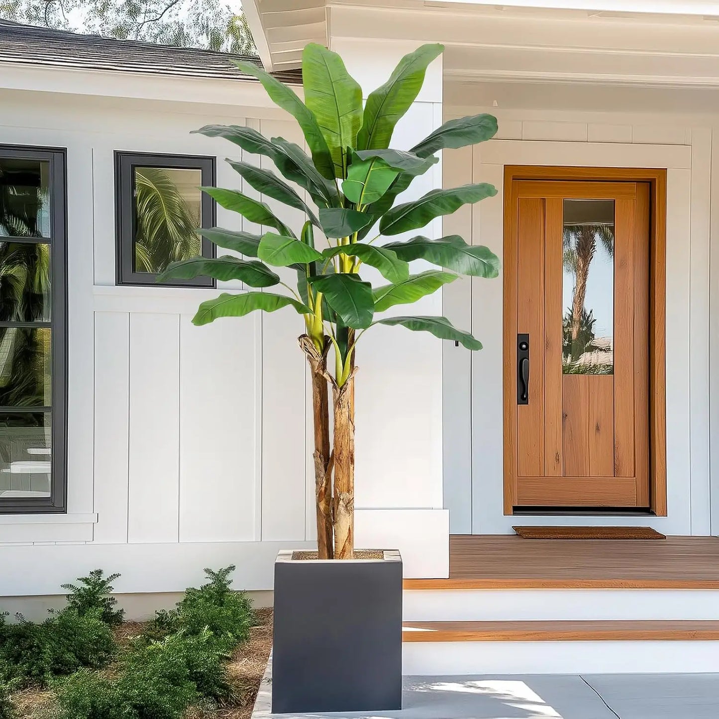HiMISS Artificial Banana Tree With Planter For Home Decor