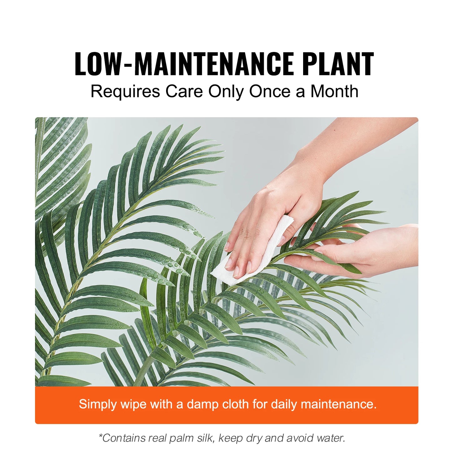 SucceBuy Artificial Palm Tree With PE Material And Anti Tip Design