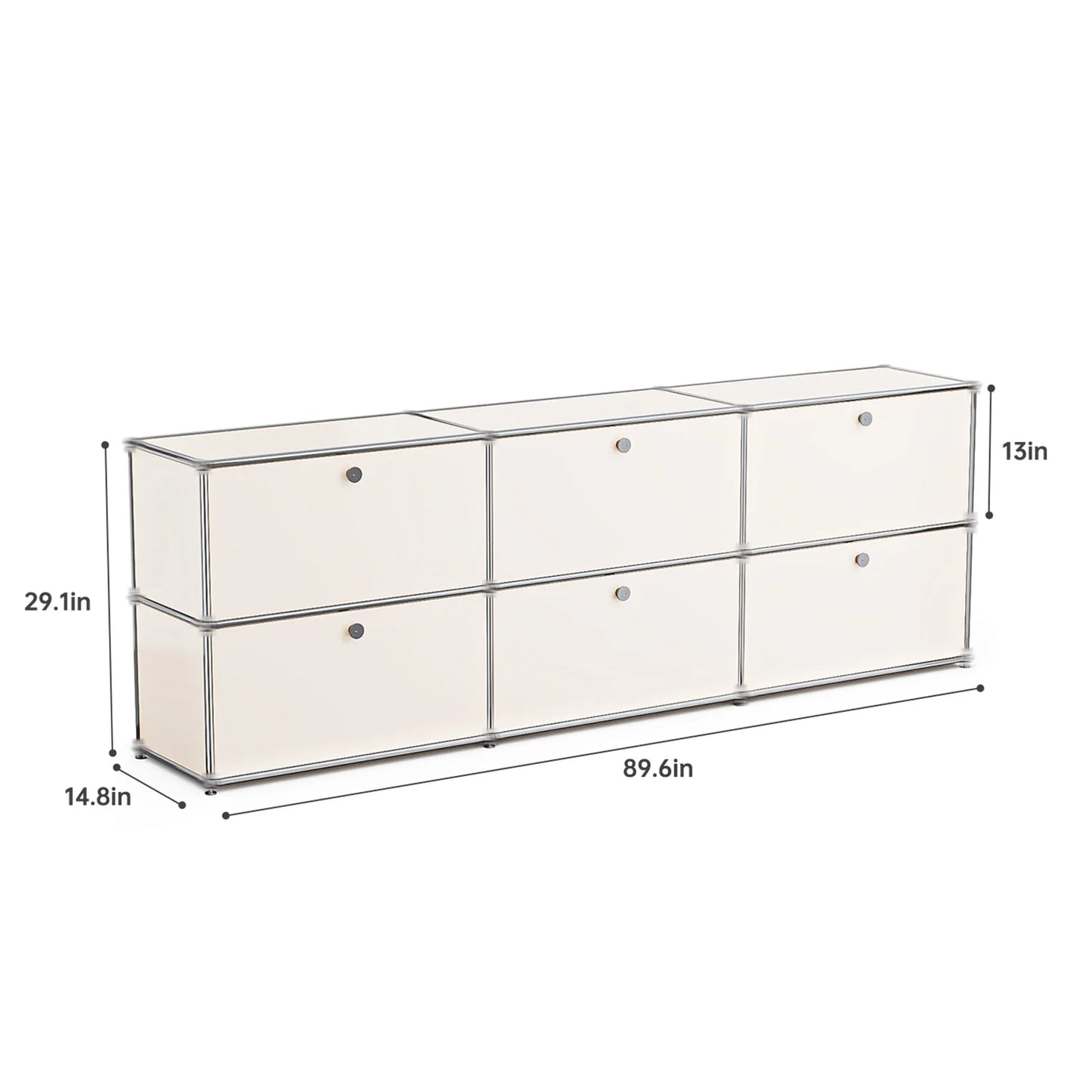 Modern Stainless Steel Storage Cabinet And TV Stand
