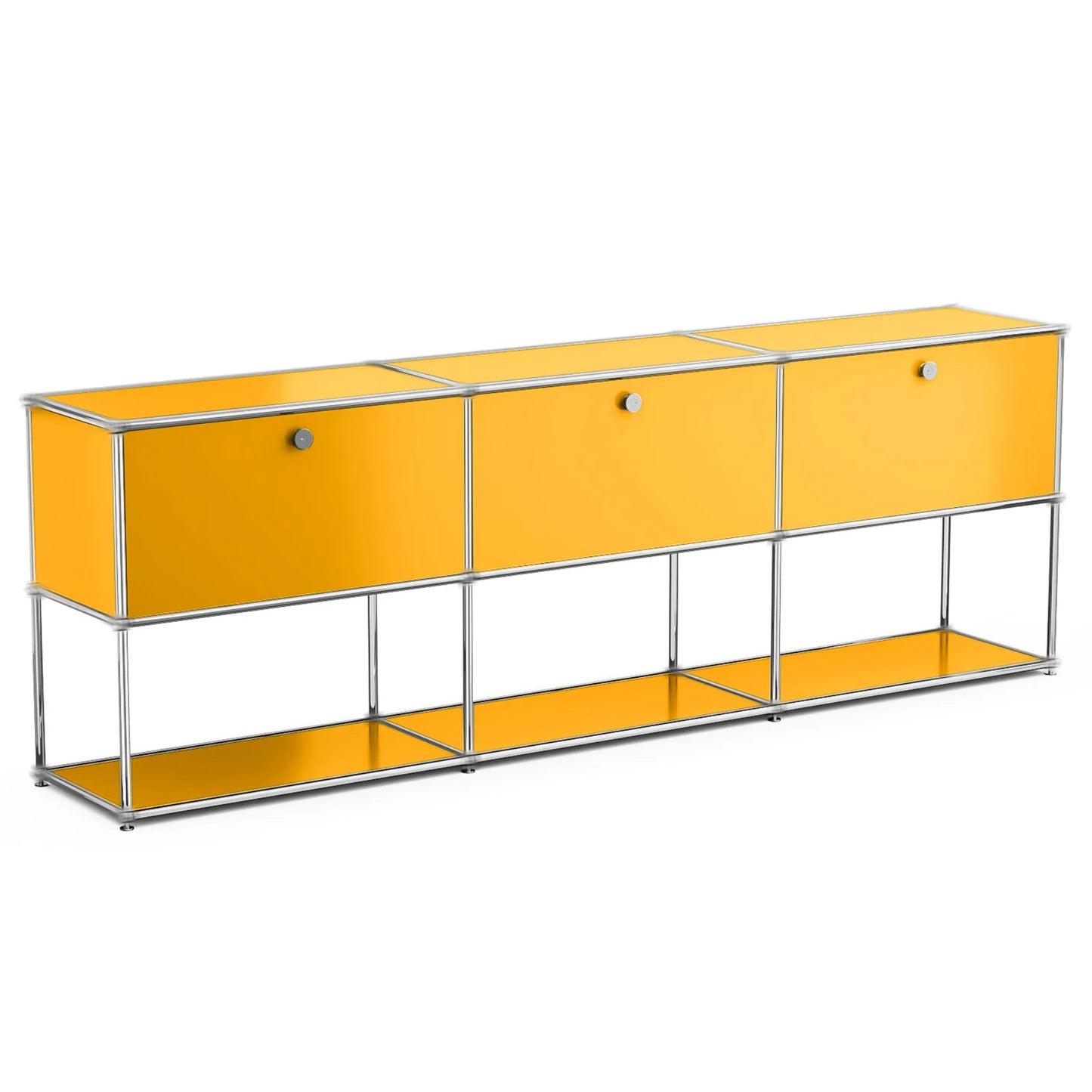 Modern Stainless Steel Storage Cabinet Organizer TV Stand