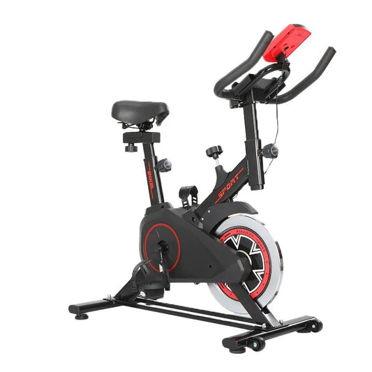 Silent Indoor Spin Bike With Adjustable Comfort Seat For Cardio Training