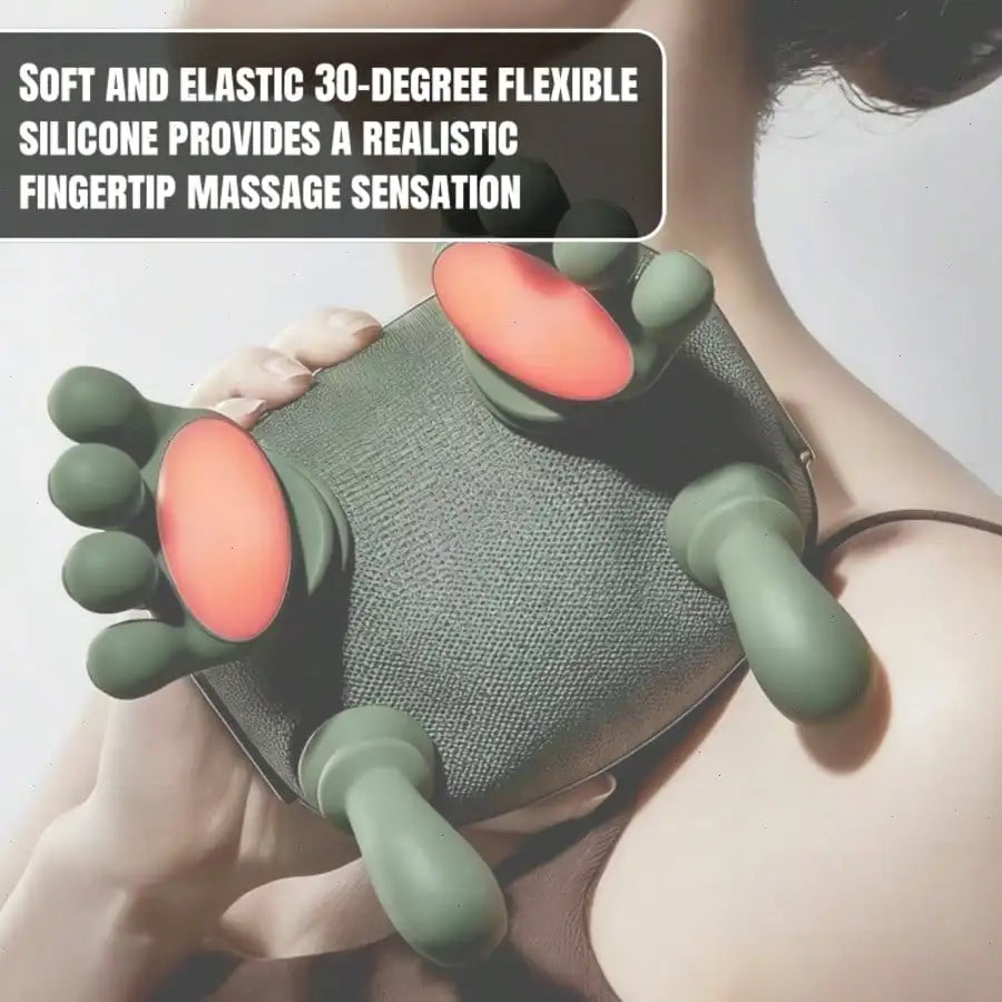 4D Shiatsu Neck And Shoulder Massager With Heat Deep Kneading