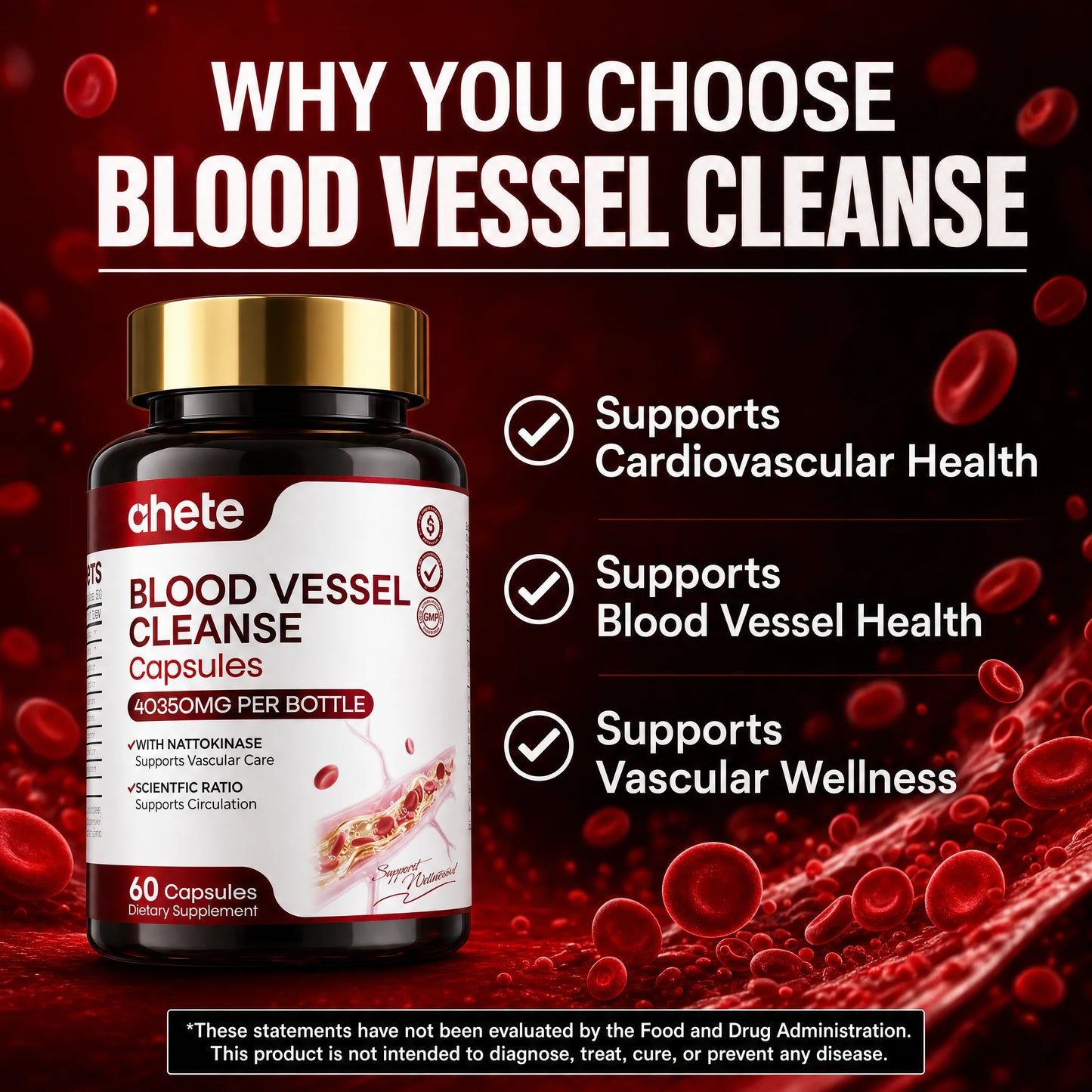 Ahete Blood Vessel Cleanse Capsules by Jiabei Health Technology