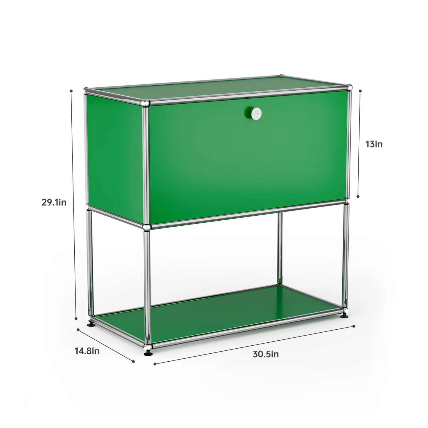 Modern Stainless Steel Storage Cabinet Organizer TV Stand