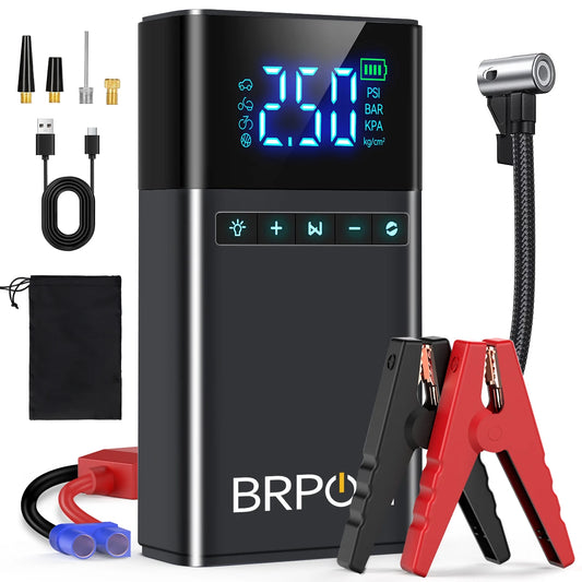 BIUBLE 4 In 1 Jump Starter Air Compressor Power Bank