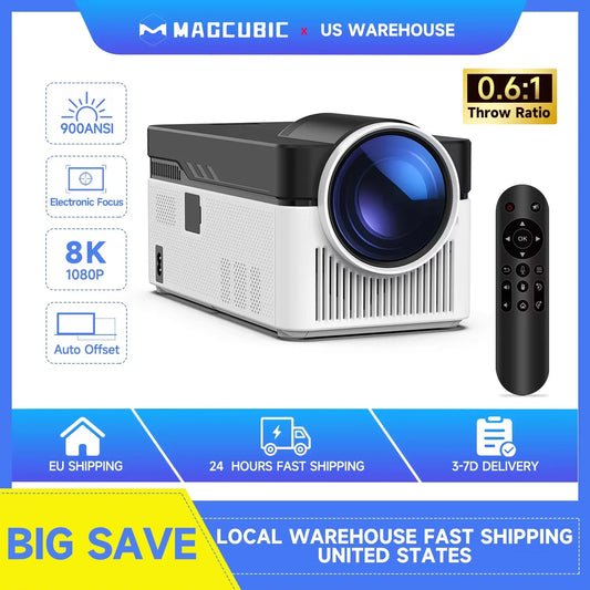 Magcubic HY450 Ultra Short Throw Projector 900 ANSI 1080P