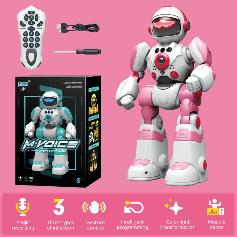 Kmoist RC Robot Smart Action Figure With Gesture Sensor Remote