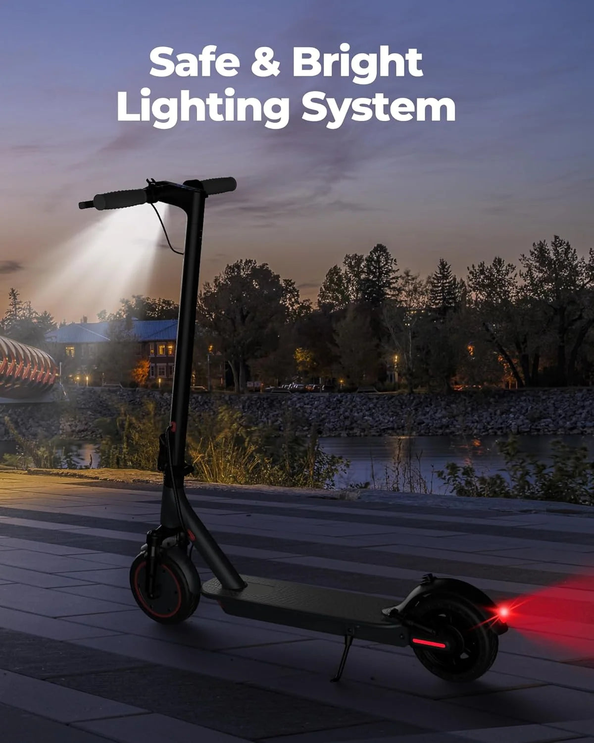 AOVOPRO AP07 Electric Scooter With App Control 23 Mile Range