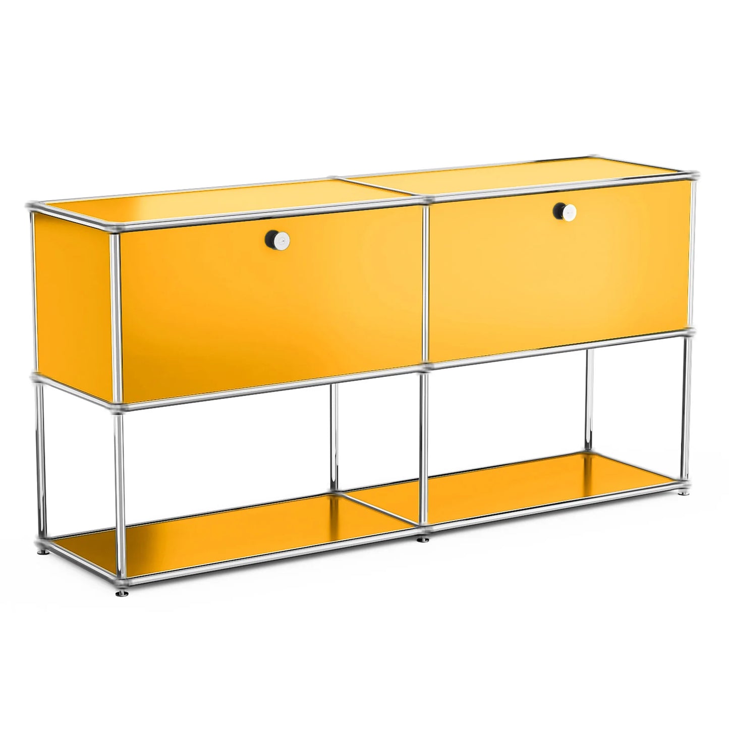 Modern Stainless Steel Storage Cabinet Organizer TV Stand