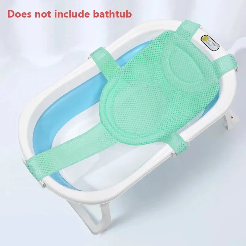 Baby Bath Net Mat With Anti Slip Cross Seat Cushion