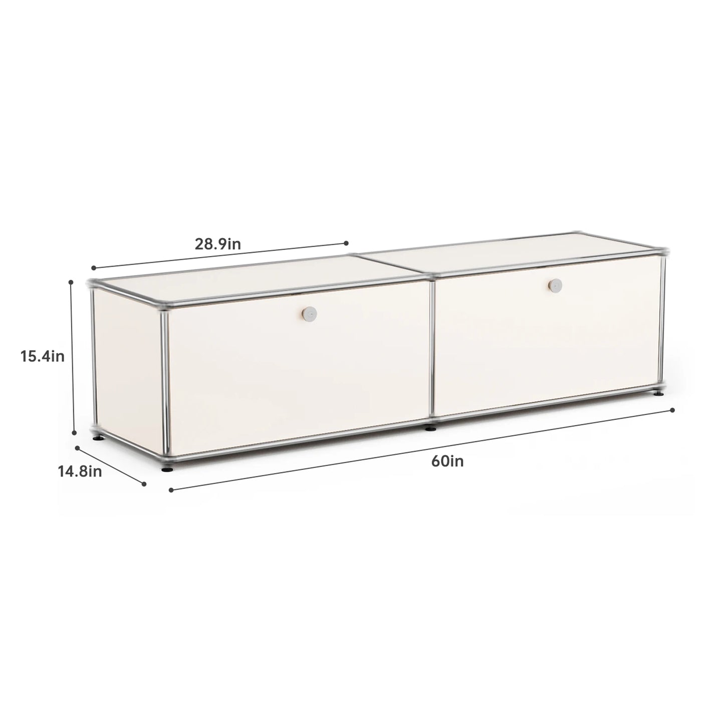 Modern Stainless Steel Storage Cabinet And TV Stand