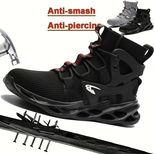 Breathable Safety Shoes For Men With Anti Puncture Protection