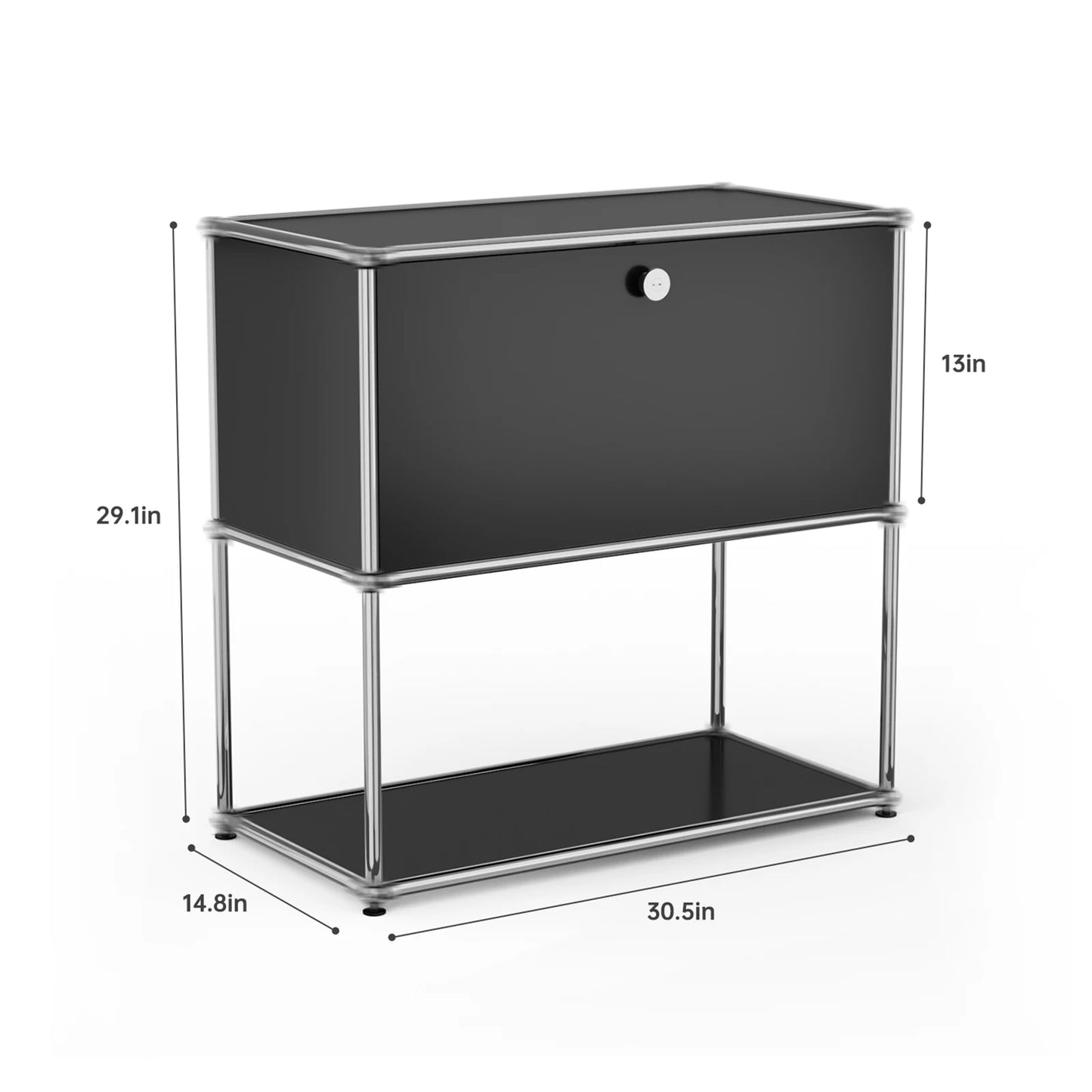 Modern Stainless Steel Storage Cabinet And TV Stand
