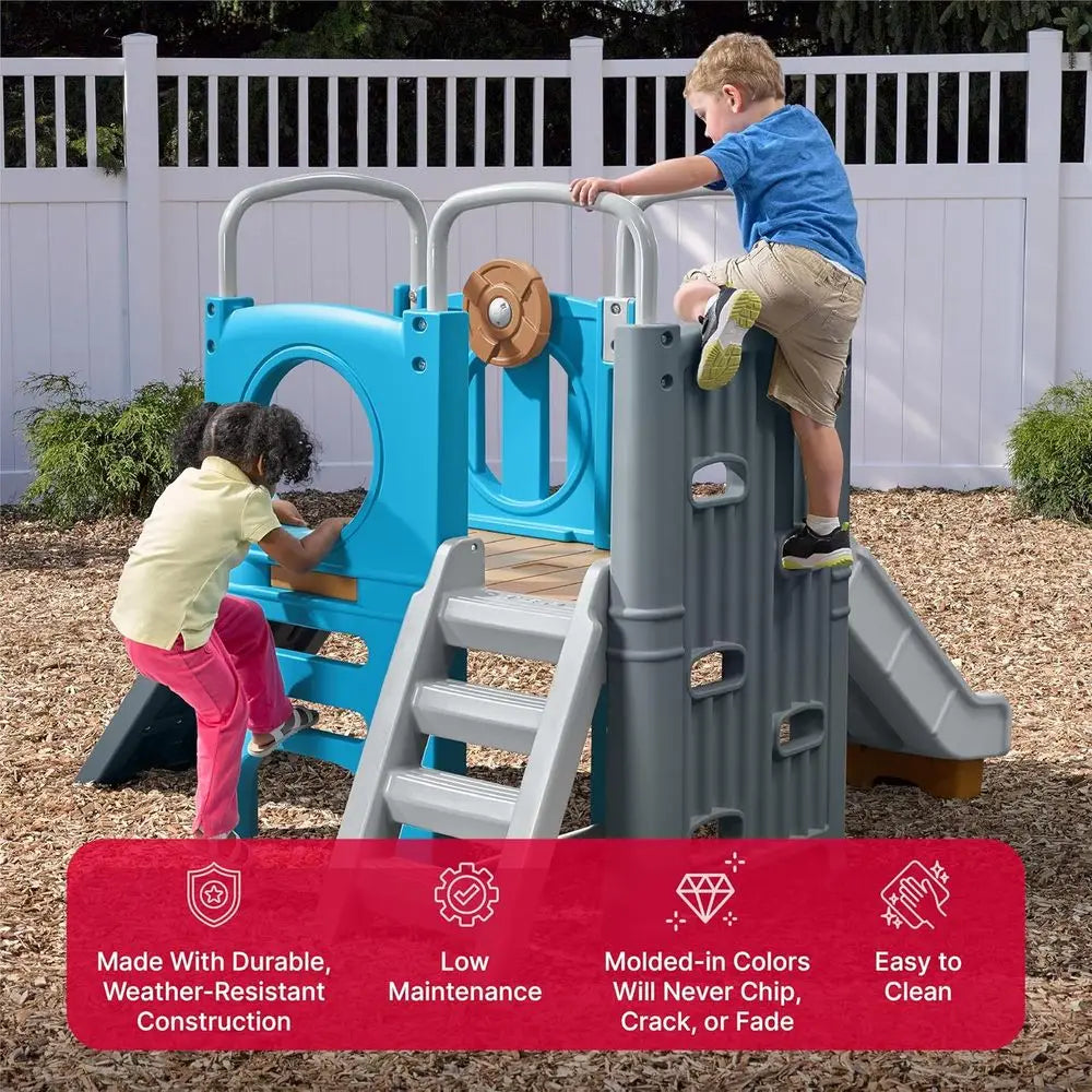 Step2 Scout And Slide Climber Outdoor Kids Playset