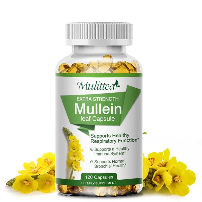 Mulittea Mullein Leaf Capsules For Respiratory Support