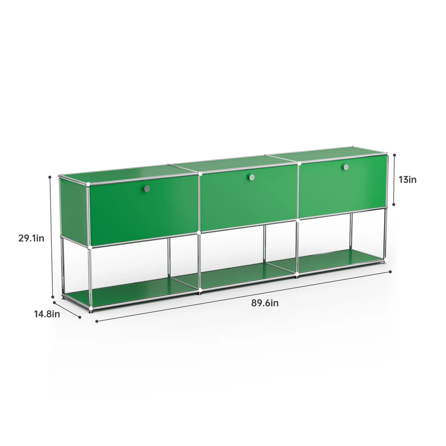 Modern Stainless Steel Storage Cabinet And TV Stand