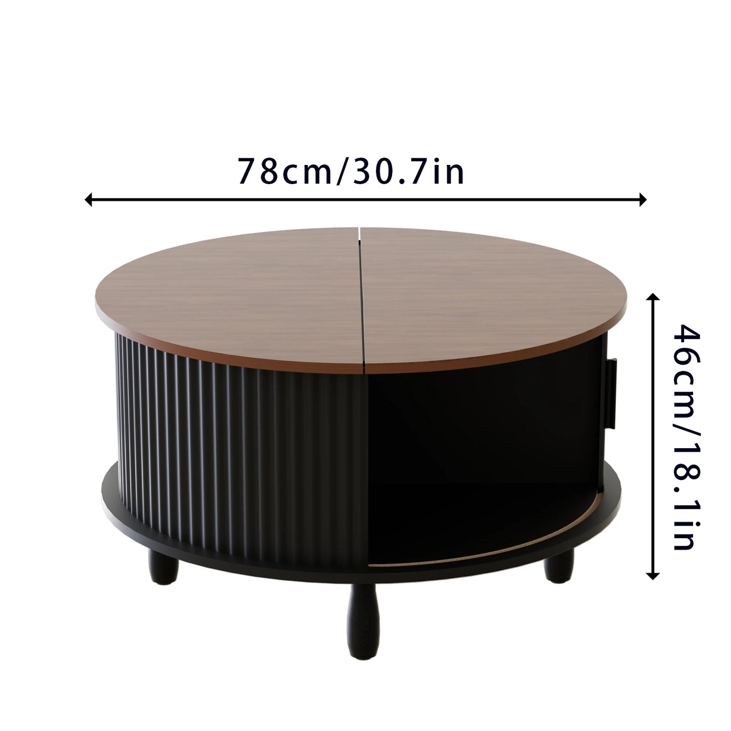 Lift Top Coffee Table With Storage Farmhouse Rustic Wood