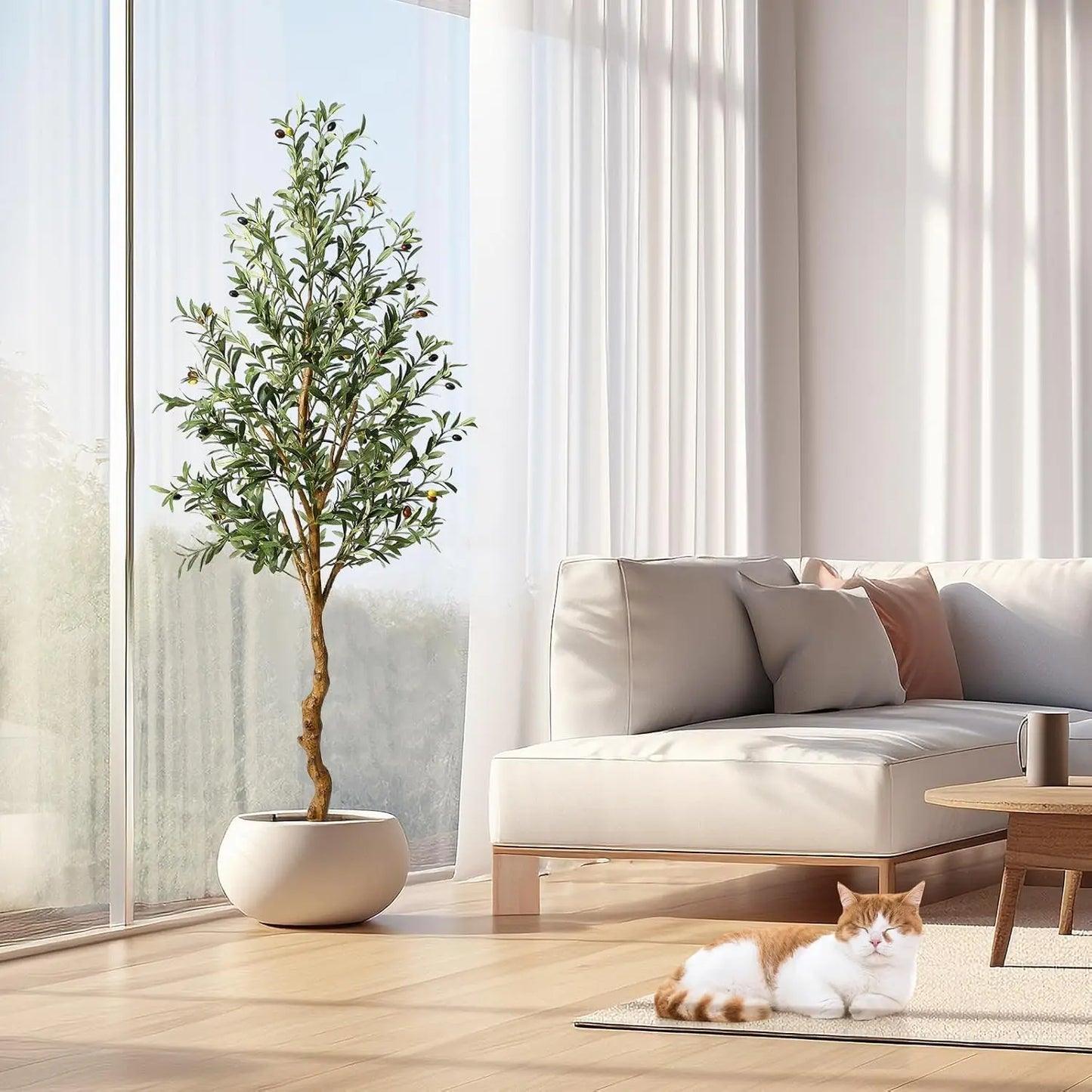 HiMISS Artificial Olive Tree Indoor Decor For Home And Bedroom