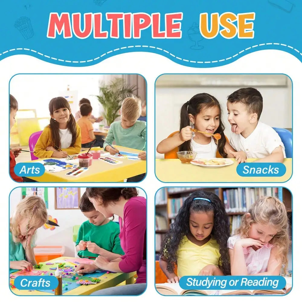 Kids Table And 4 Chairs Toddler Play Set