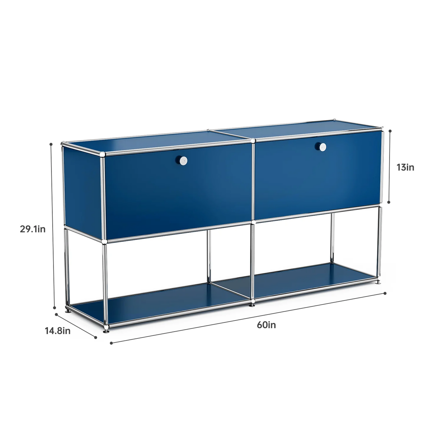 Modern Stainless Steel Storage Cabinet And TV Stand