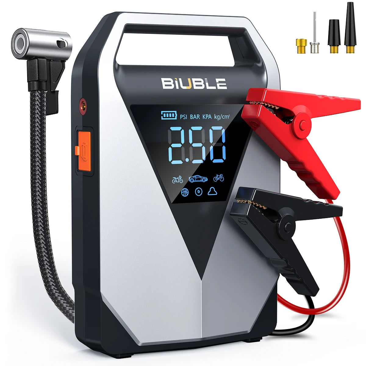 BSMOOM Car Jump Starter With Air Compressor 6000A Portable