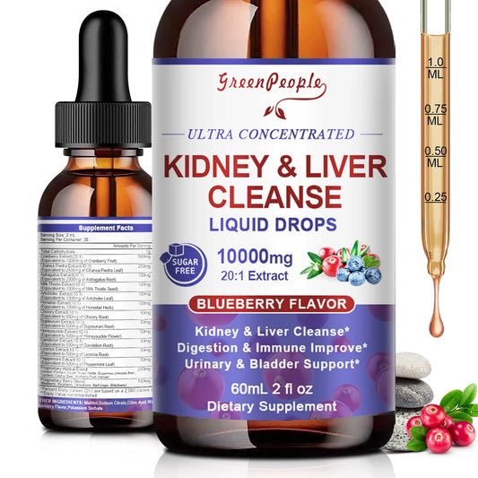 IMATCHME Kidney And Liver Detox Drops With Milk Thistle