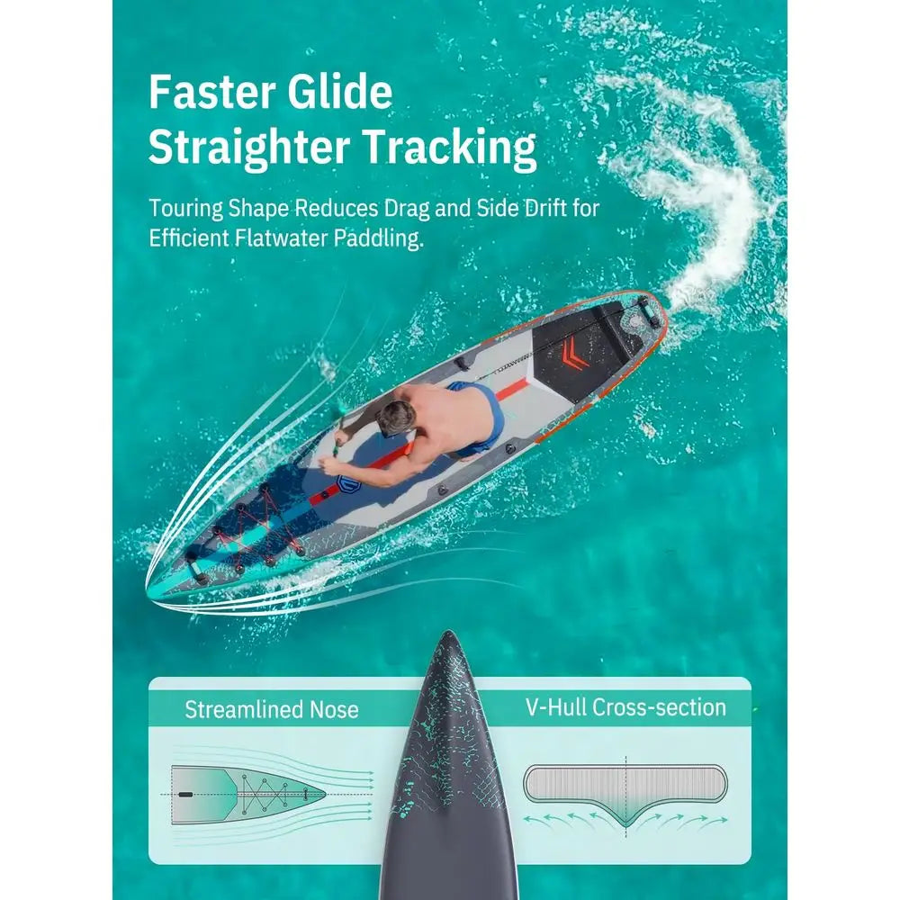 YTYIN Touring Inflatable Paddle Board With Complete Sup Accessories