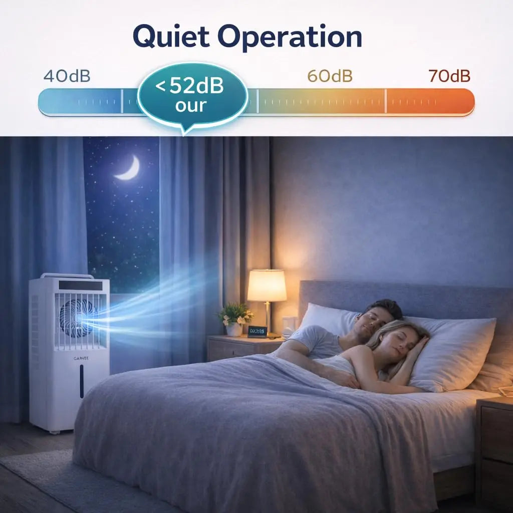 Acekool Portable Evaporative Air Cooler With Remote 3 Fan Speeds
