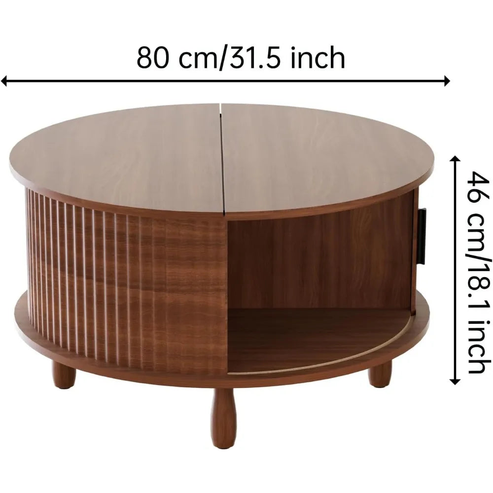 Lift Top Coffee Table With Storage For Living Room Farmhouse