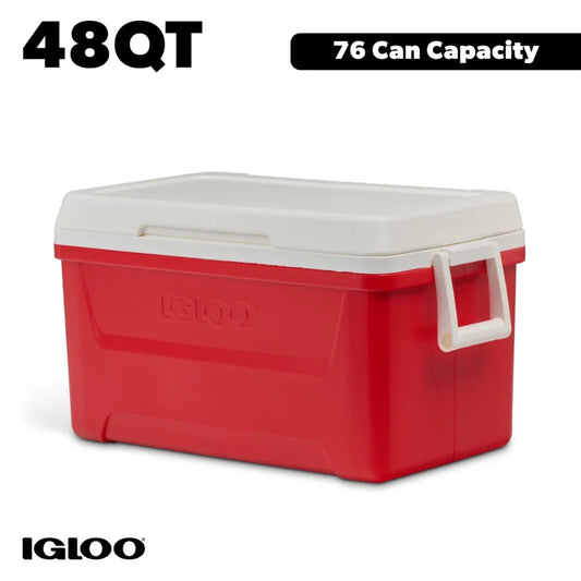 Hard Sided Ice Chest Cooler Portable Insulated For Outdoor Camping Picnics