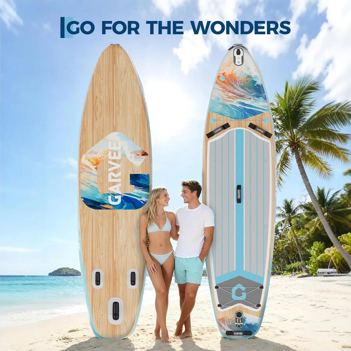 Inflatable Paddle Board With Premium Accessories, Camera Mount