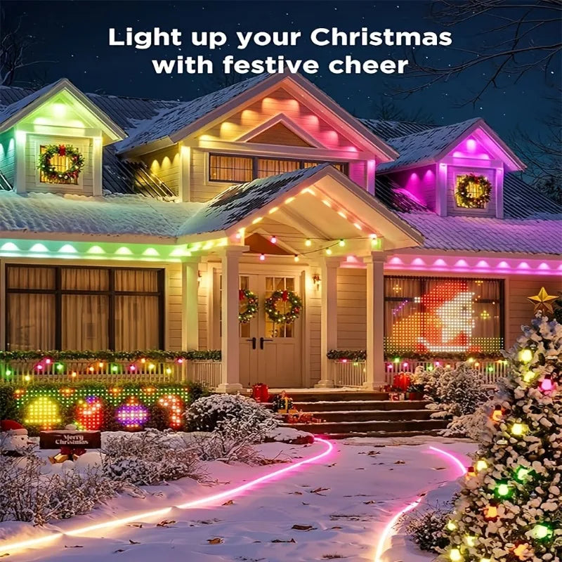 MIMIRGB Smart RGBIC Outdoor Permanent Lights With 75 Scene Modes