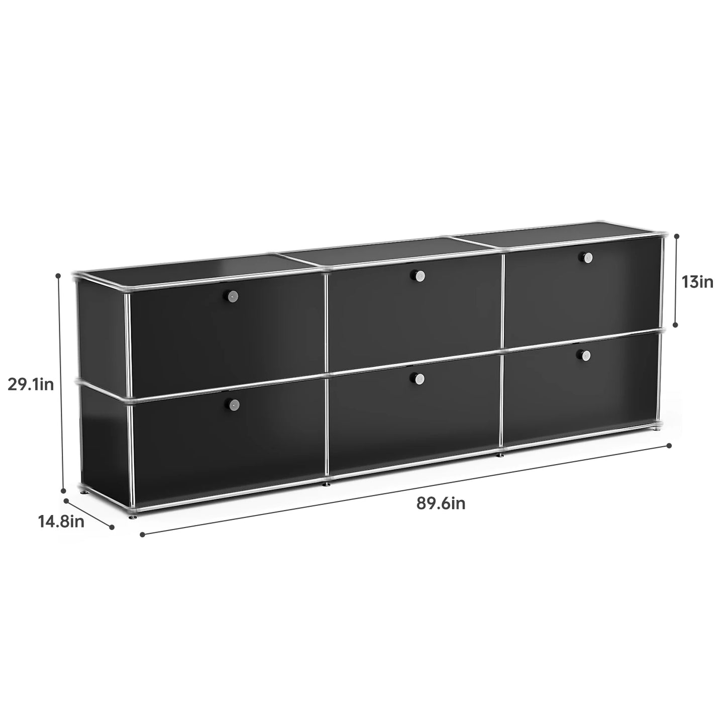Modern Stainless Steel Storage Cabinet And TV Stand