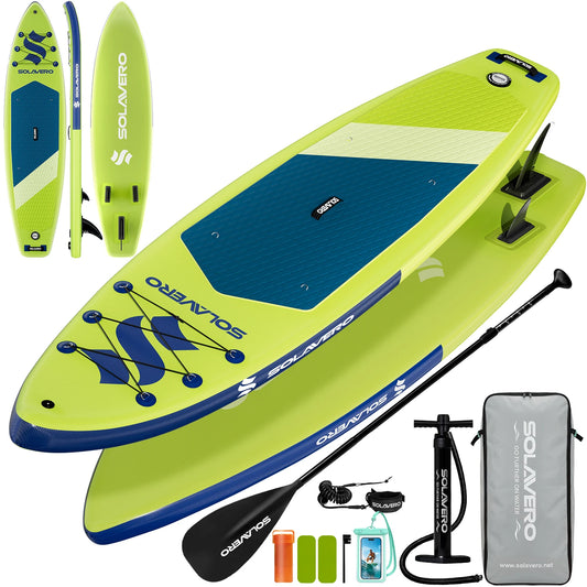 Inflatable Stand Up Paddle Board With Accessories And Carry Bag