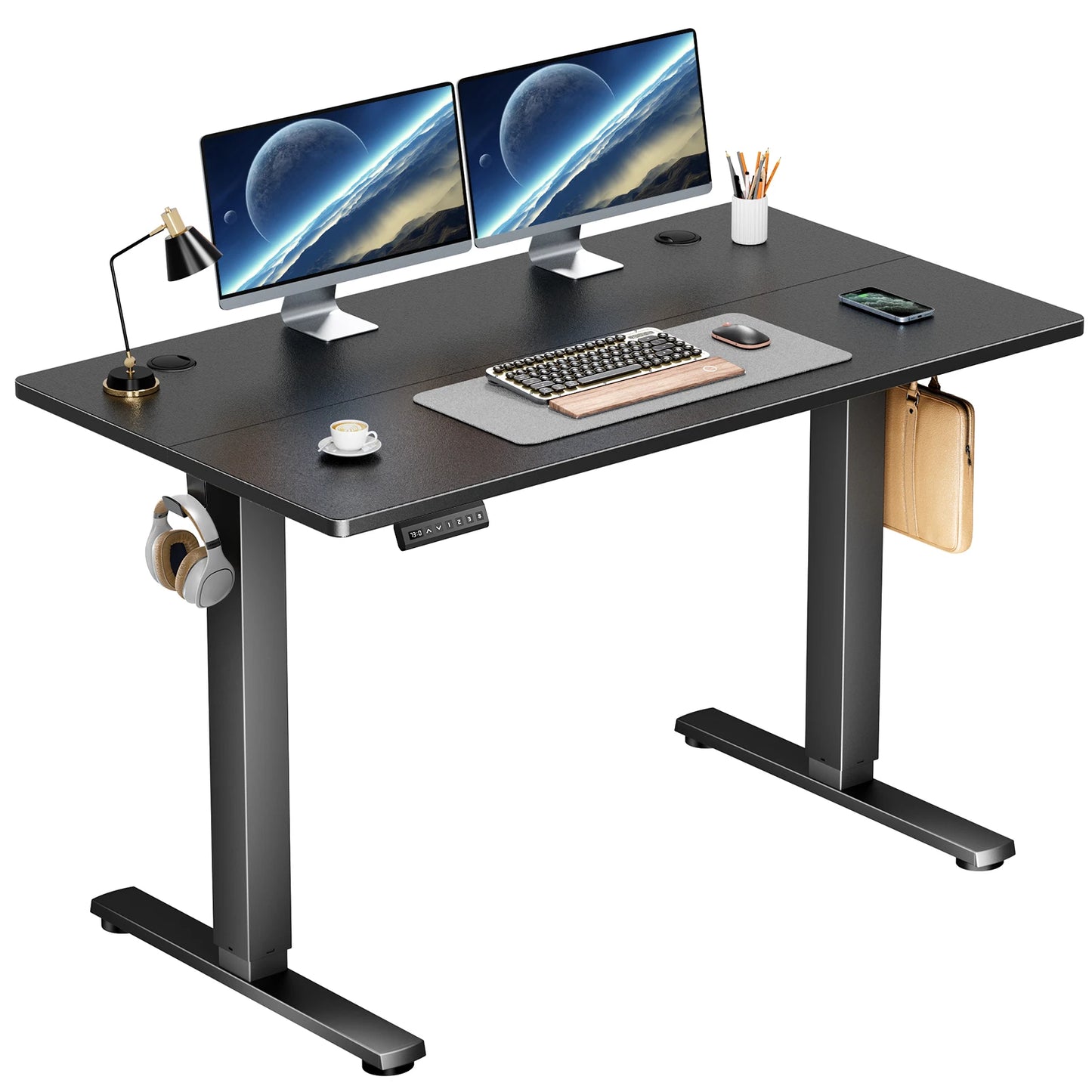 JHK Electric Standing Desk Height Adjustable Sit-Stand Workstation